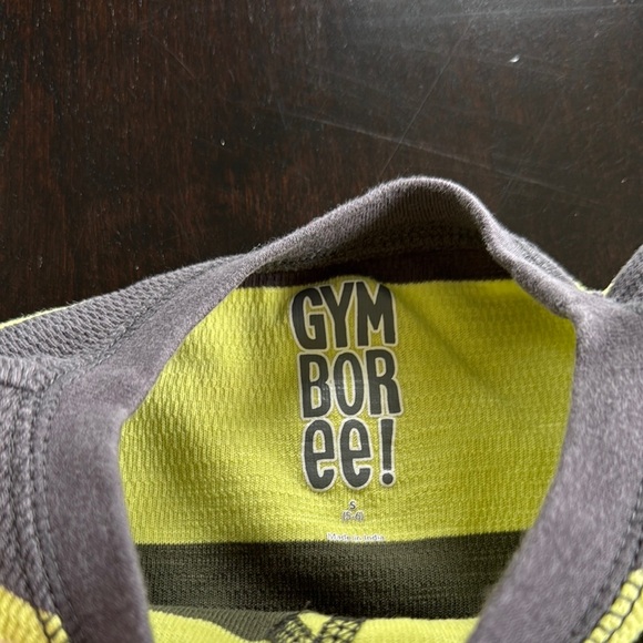 Gymboree Long Sleeve Green and Blue Tee - Picture 2 of 2
